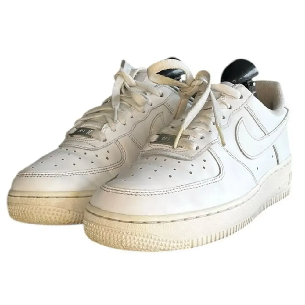 Womens Nike Air Force 1 Low '07 DD8959-100 Leather Sneaker SZ 8.5 White Walking